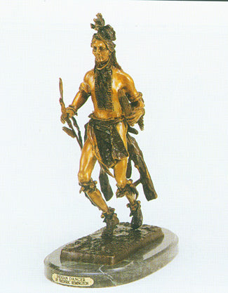 Indian Dancer Bronze Statue inspired by Frederic Remington