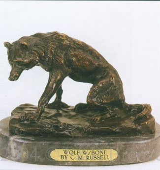 Wolf With Bone by Charles Russell