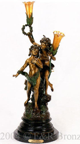 Love Song (Lamp) by Auguste Moreau