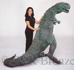 Monumental Dinosaur bronze by Castano