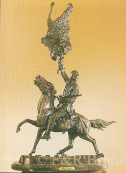 Buffalo Signal Bronze by Frederic Remington