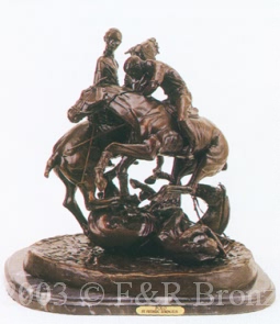Polo bronze by Frederic Remington