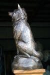 Fox Sitting Bronze Sculpture