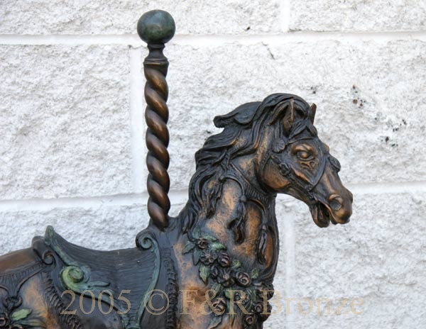 Carousel Horse bronze-1