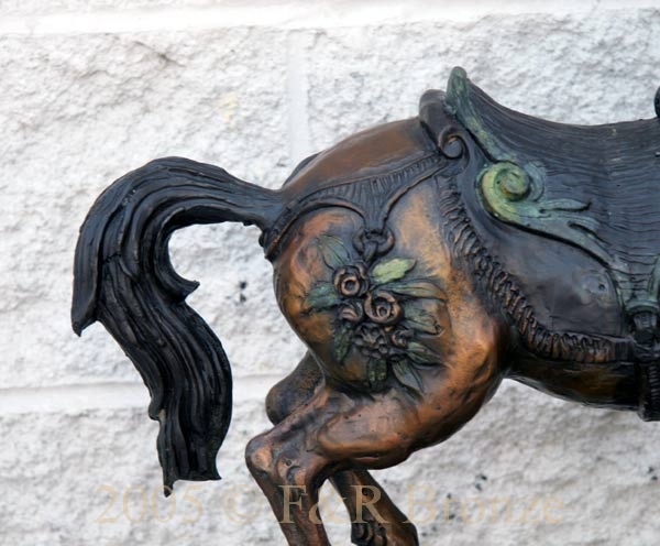 Carousel Horse bronze-2