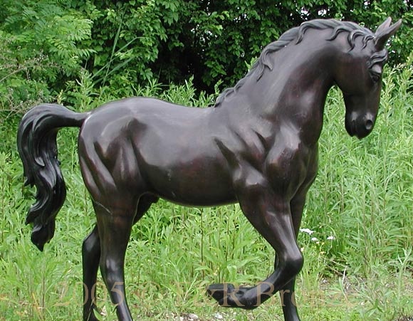 Horse Walking bronze sculpture-2