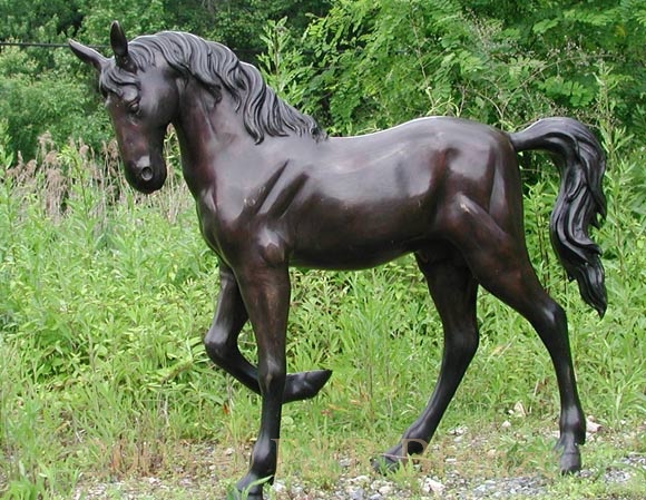 Horse Walking bronze sculpture-4