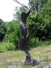 Swordfish bronze statue fountain
