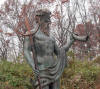 Monumental Neptune bronze statue