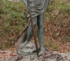 Monumental Neptune bronze sculpture