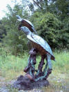 Two Sea Turtles bronze sculpture fountain