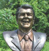Ronald Reagan bronze sculpture bust