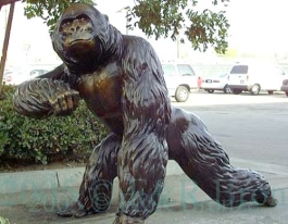 King Kong bronze sculpture