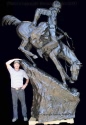 Heroic Mountain Man bronze reproduction