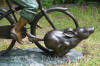 Bicycle Boy Bronze Statue