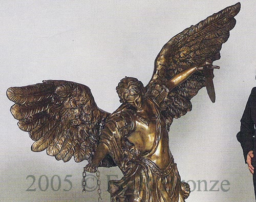 Angel bronze statue by Williams