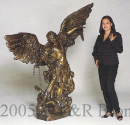 Angel bronze statue by Williams