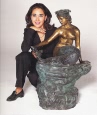 Mermaid on Rock bronze fountain by Falconet