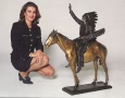 Jumbo Washakie bronze statue by Dallin