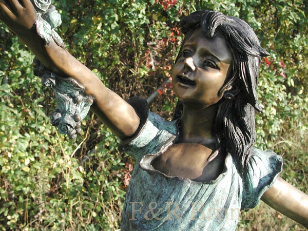 Arbor Kids bronze statue-4