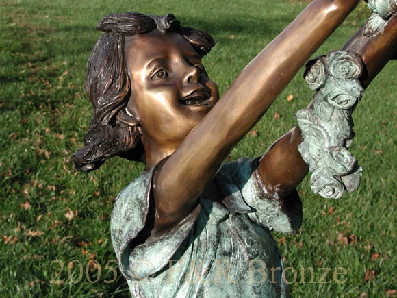 Arbor Kids bronze statue-5