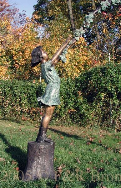 Arbor Kids bronze statue-7