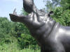 Hippopotamus bronze