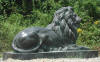 Pair of Lions bronze statue