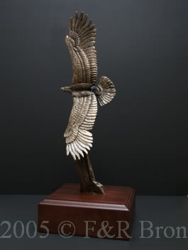 Over The Top bronze by Wally Shoop