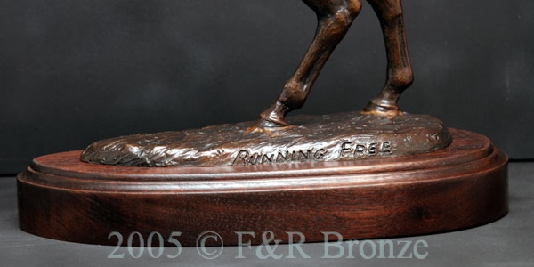 Running Free bronze Sculpture by James Arthur-3