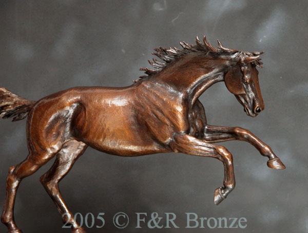 Running Free bronze Sculpture by James Arthur-10