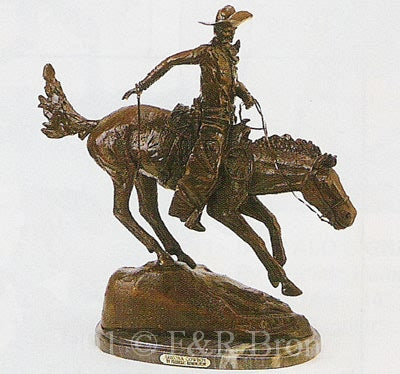 Arizona Cowboy Bronze Statue inspired by Frederic Remington