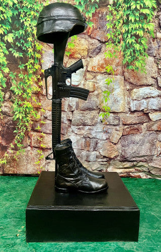 New Era Fallen Soldier Bronze Memorial Statue, view 3