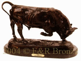 Bull Head Down by Isidore Jules Bonheur