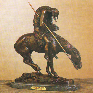 End of the Trail Bronze Sculpture by James Earle Fraser