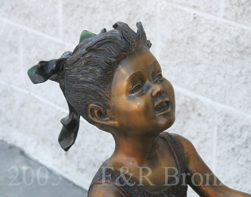 Jumbo Beach Girls Bronze Statue