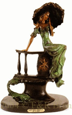 Lady With Umbrella by Louis Justin Icart