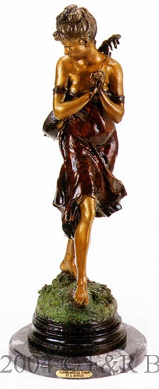 Mandolin On Back by Auguste Moreau