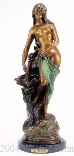 Nude Girl with Fish by Pierre Campagne