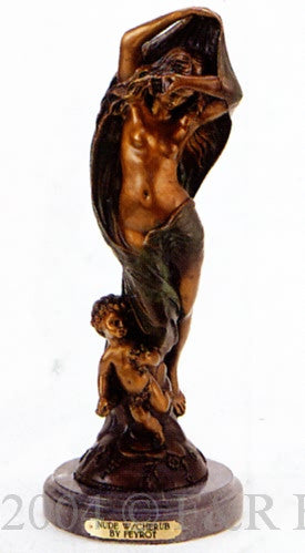 Nude With Cherub by Feyrot