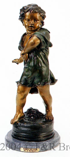 Pebble Thrower by Auguste Moreau
