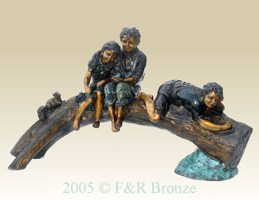 Monumental Lazy Days Bronze Statue