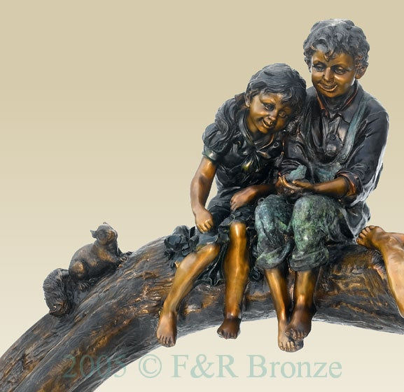 Monumental Lazy Days Bronze Statue