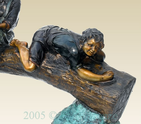 Monumental Lazy Days Bronze Statue