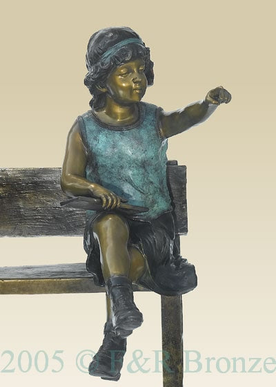 Jumbo Going To School Bronze Statue