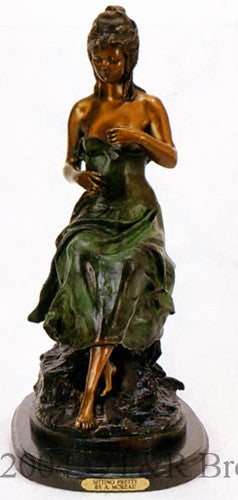 Sitting Pretty by Auguste Moreau