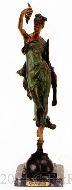 Woman With Cornucopia by Vauthier