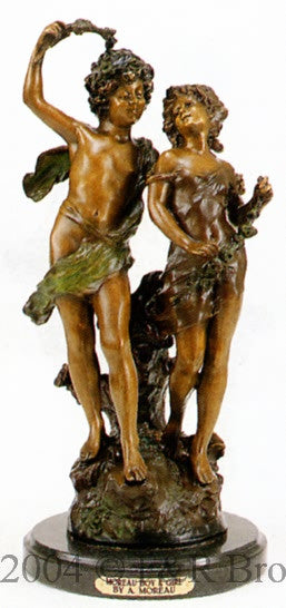 Young Lovers by Auguste Moreau