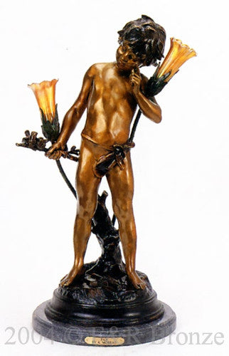 Pan (Lamp) by Auguste Moreau