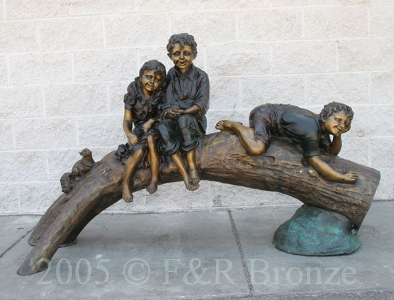 Monumental Lazy Days Bronze Statue